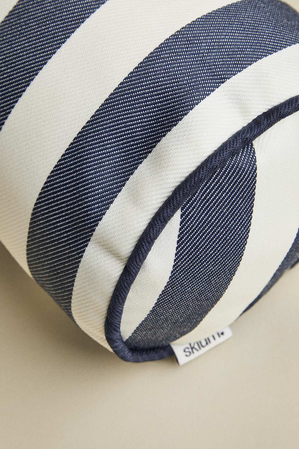 Outdoor bolster cushion 15x50 cm in Somalia fabric, gallery image 3