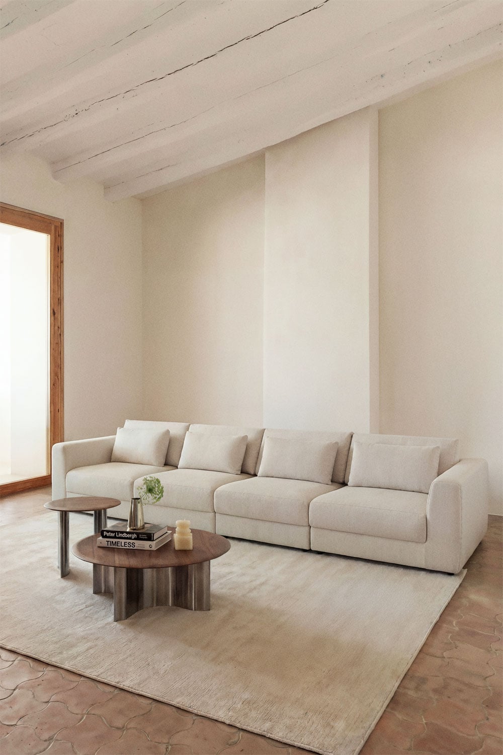 Modular 4-piece sofa in Cataline chenille, gallery image 1