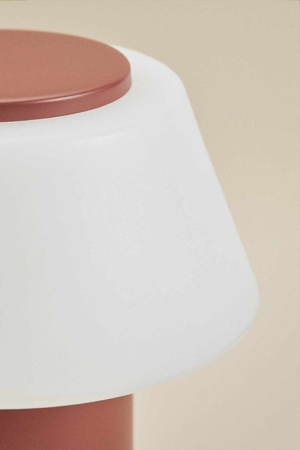 Wireless LED Outdoor Table Lamp in Iron Socotra, gallery image 3