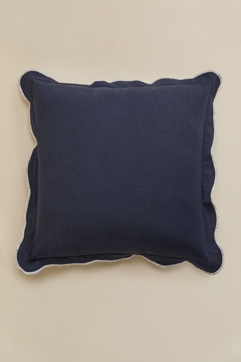 Square cushion 45x45 cm in Kovey cotton, gallery image 1