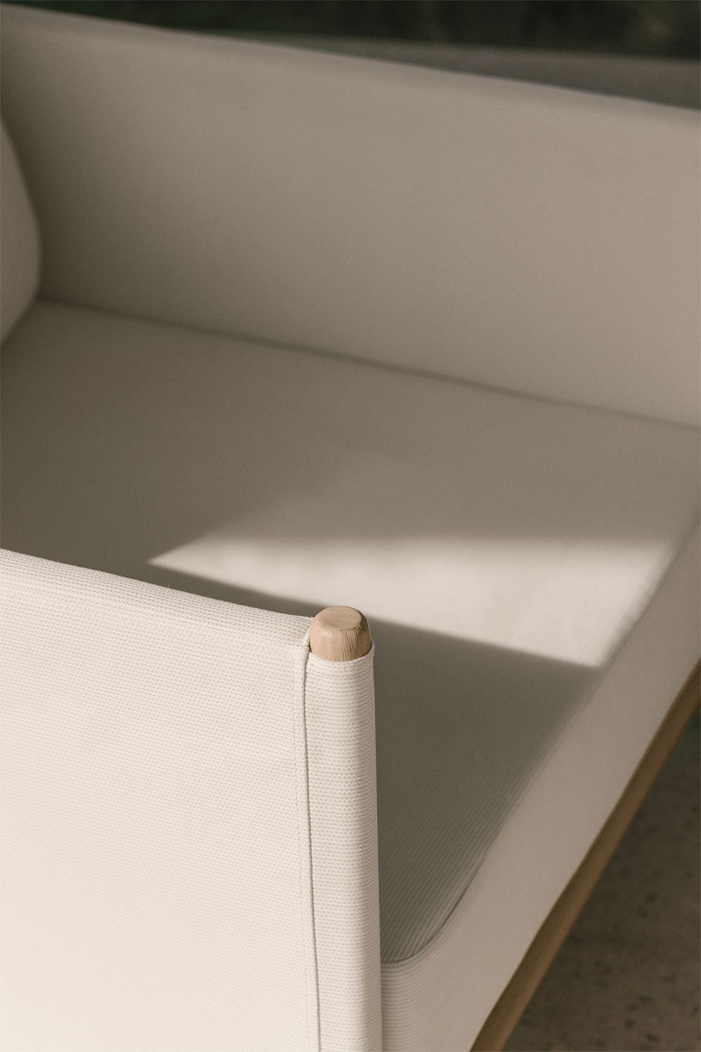 Olivia acacia wood garden armchair, gallery image 2