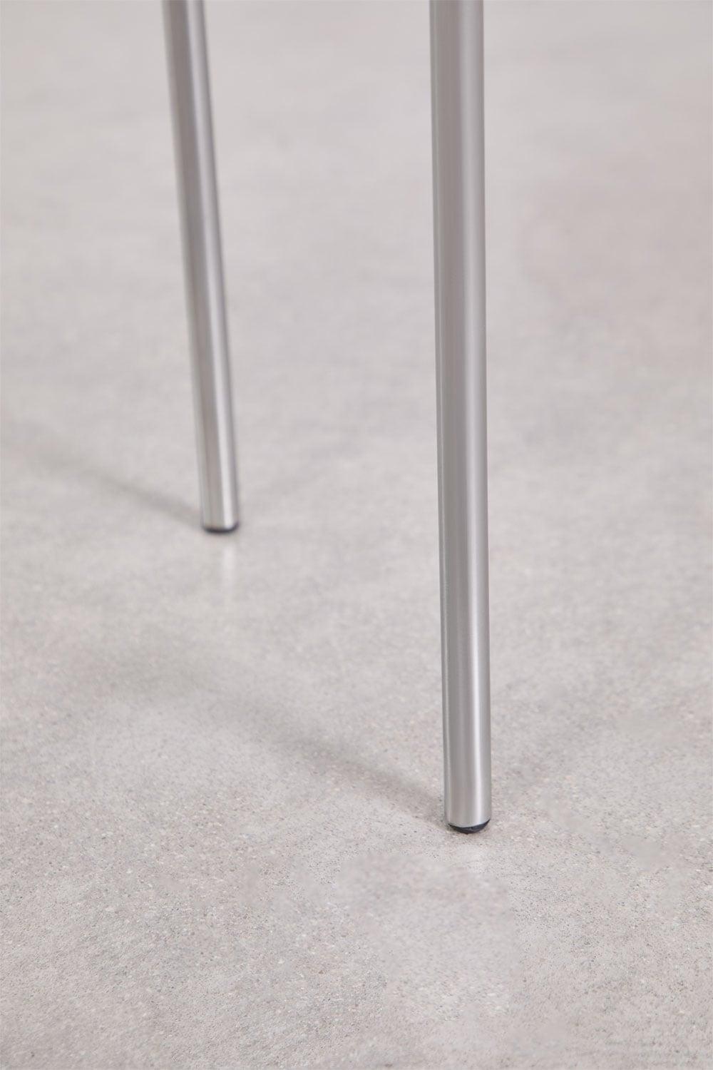 Stackable 45 cm low stool in stainless steel Narnial, gallery image 4