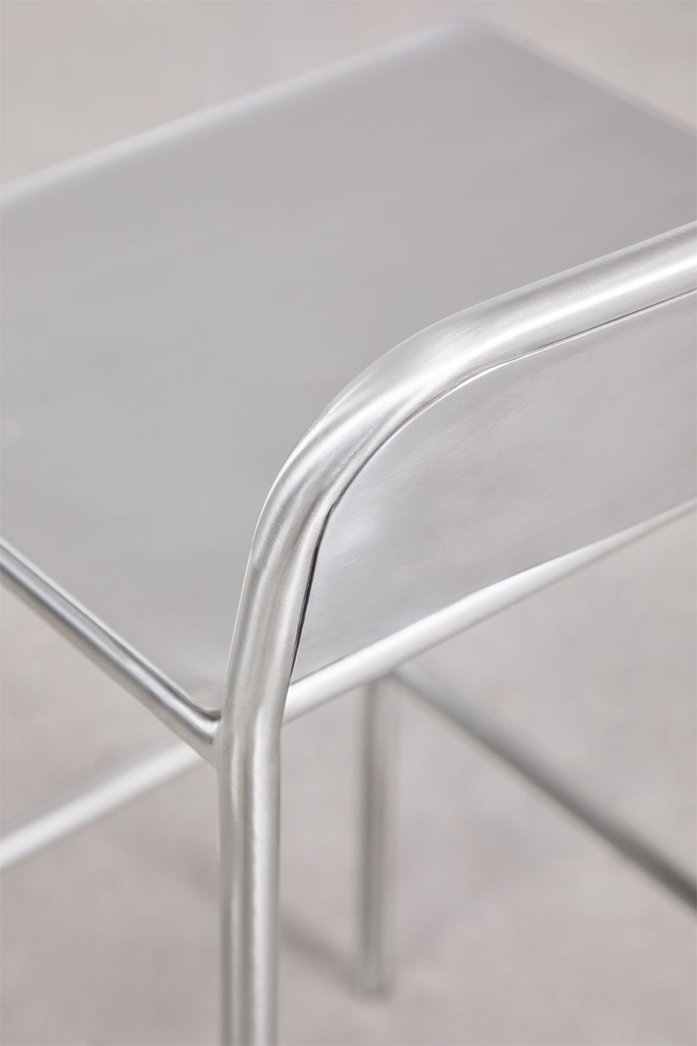 Narnial stainless steel bar stool, gallery image 5