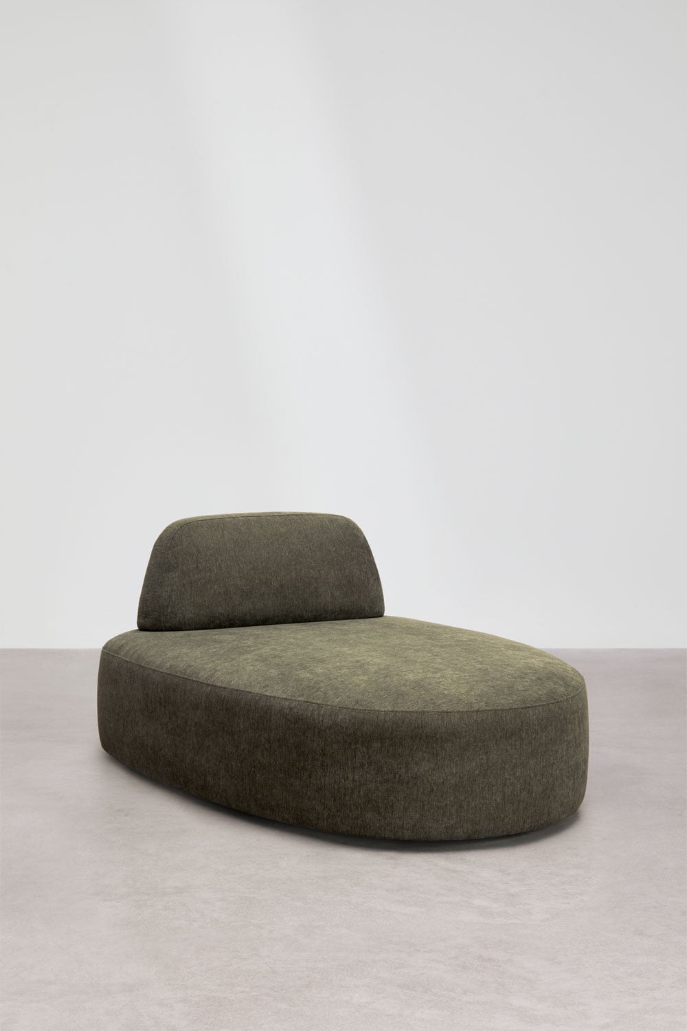 Chaise longue module for Giorgia upholstered modular sofa, gallery image 1