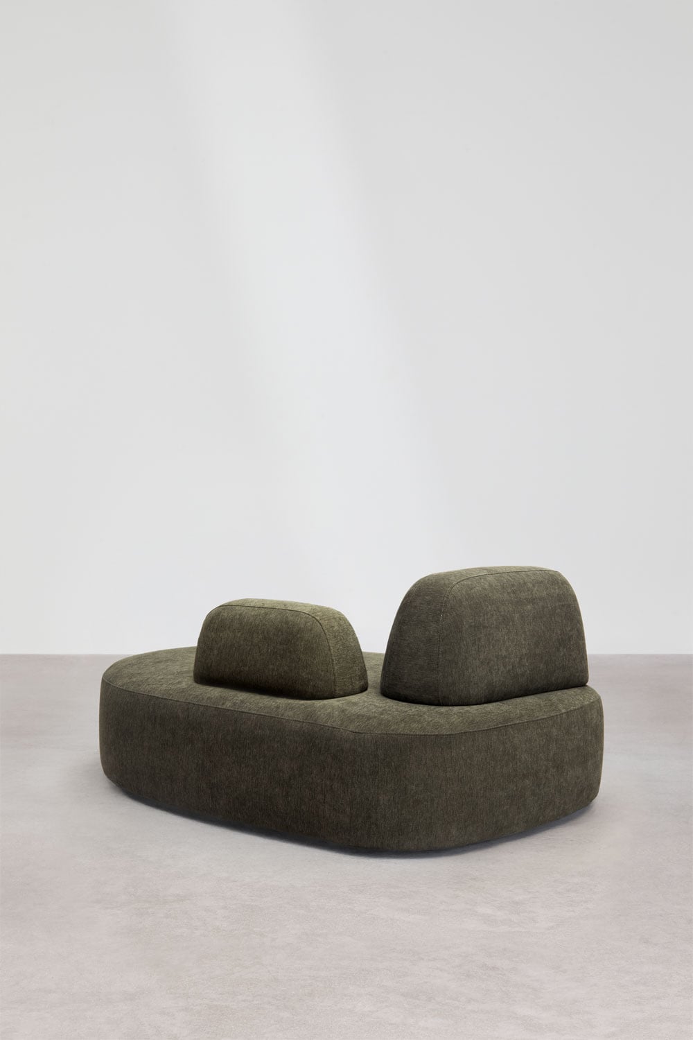 Right chaise longue module with armrest for Giorgia upholstered modular sofa, gallery image 4