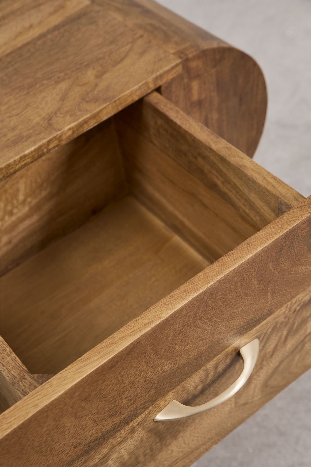 Pack of 2 Elaia mango wood nightstands 55x35 cm, gallery image 6