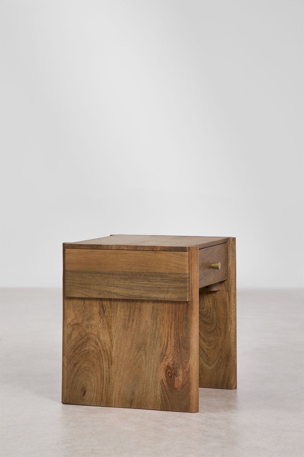 Antonela 45x45 cm mango wood nightstand, gallery image 2