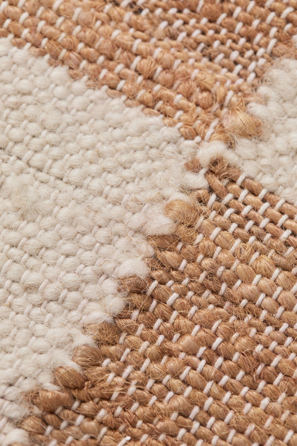 Jughead rectangular rug in jute and wool, gallery image 3