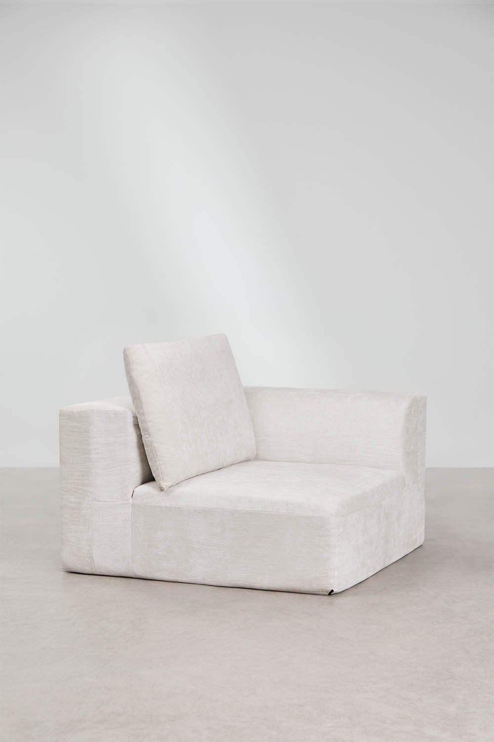 Norridge vacuum-packed chenille modular sofa corner module, gallery image 3