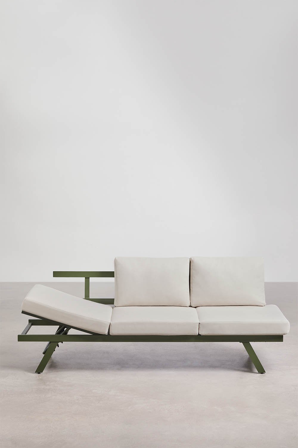 3-seater reclining garden sofa in aluminum Libanc, gallery image 6