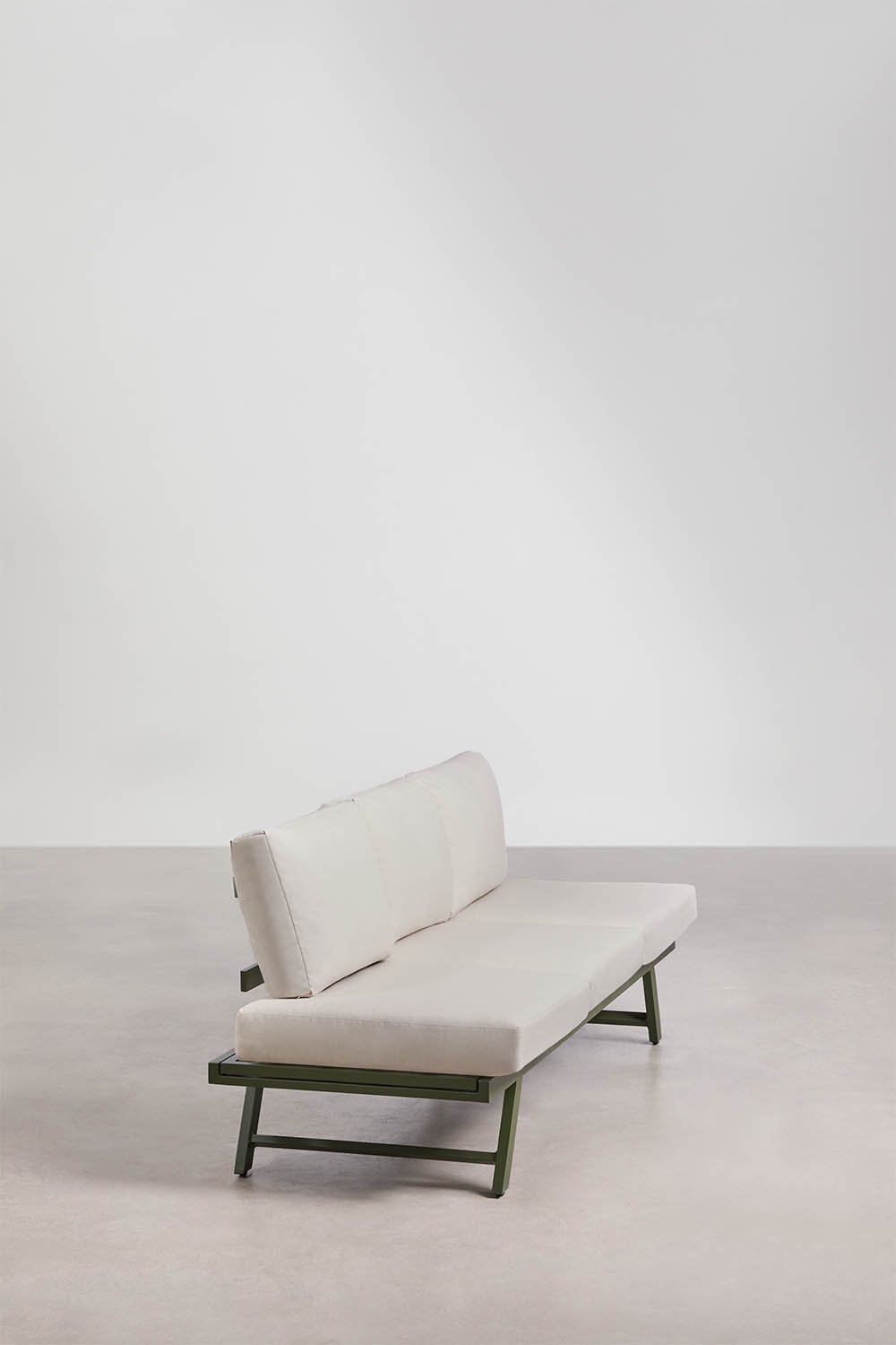 3-seater reclining garden sofa in aluminum Libanc, gallery image 7
