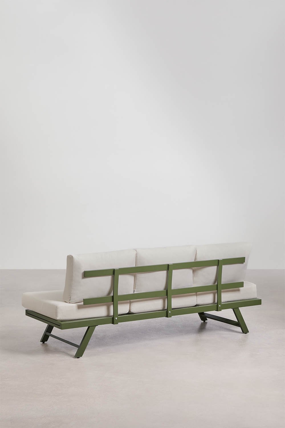3-seater reclining garden sofa in aluminum Libanc, gallery image 8