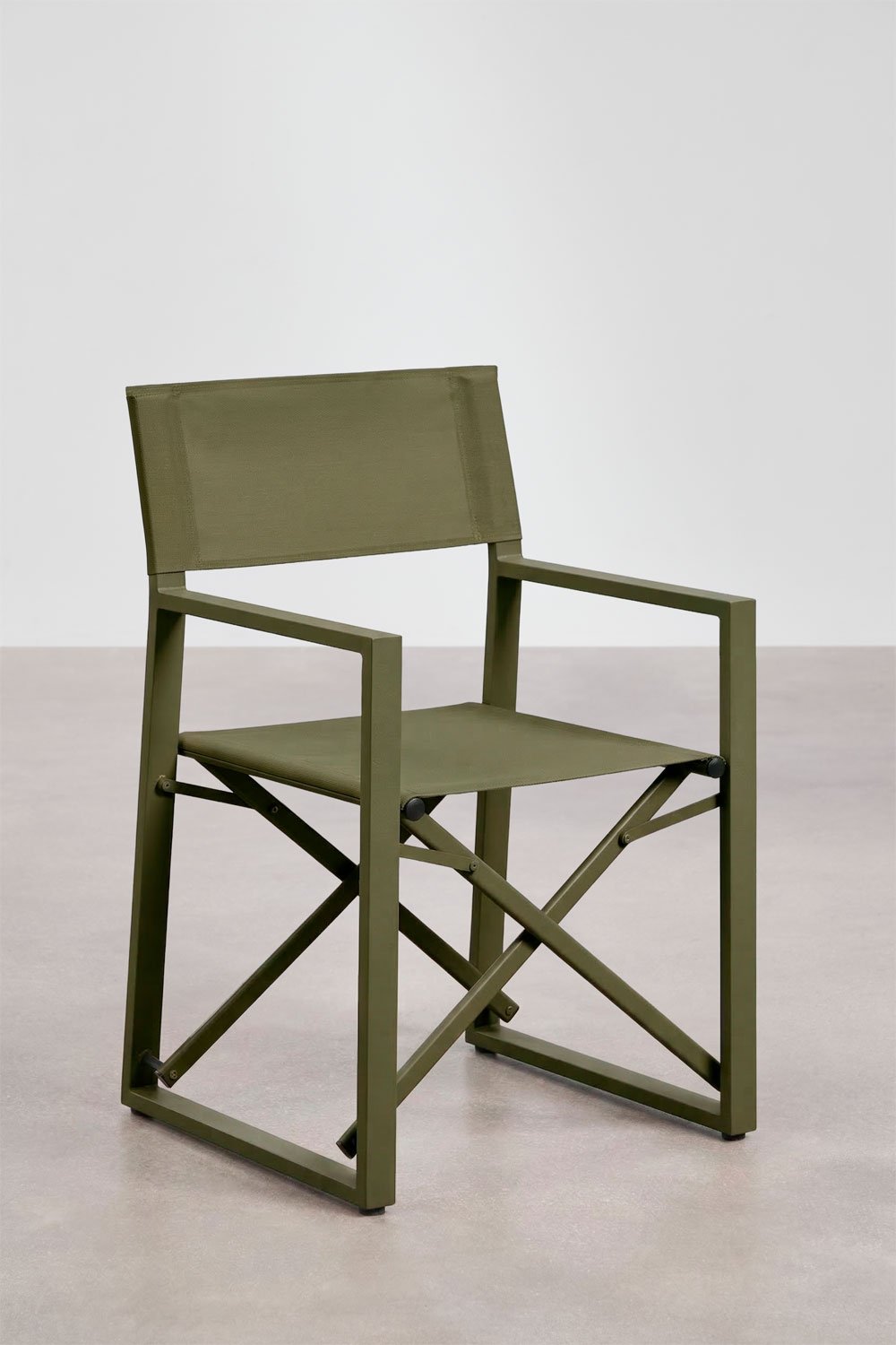 Antoliana steel folding garden director's chair, gallery image 1