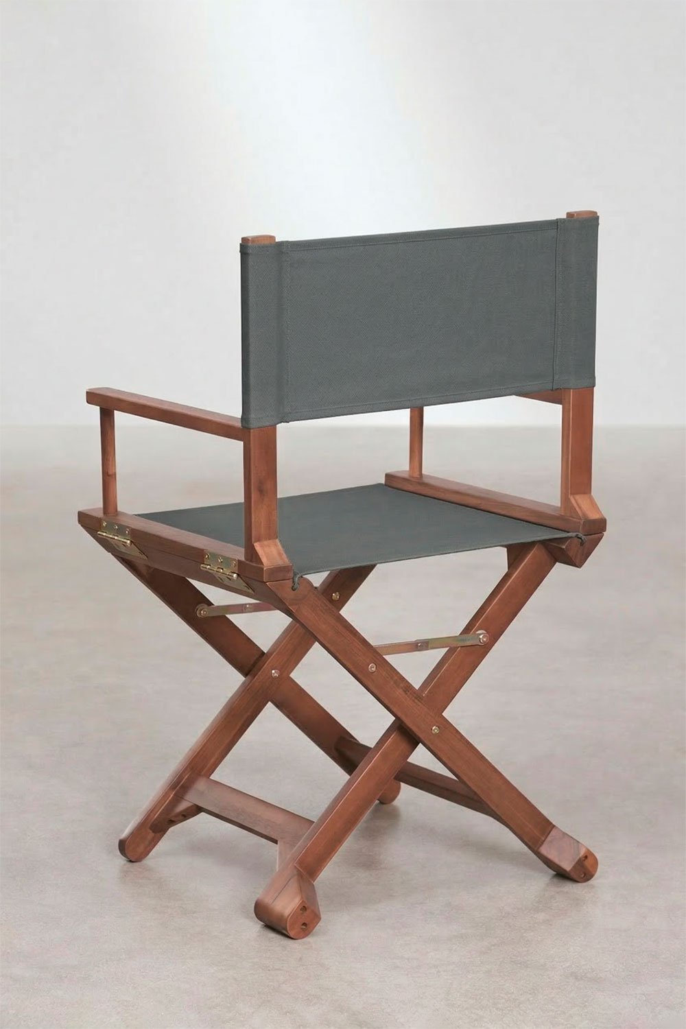 Ridley folding garden director's chair in acacia wood, gallery image 3