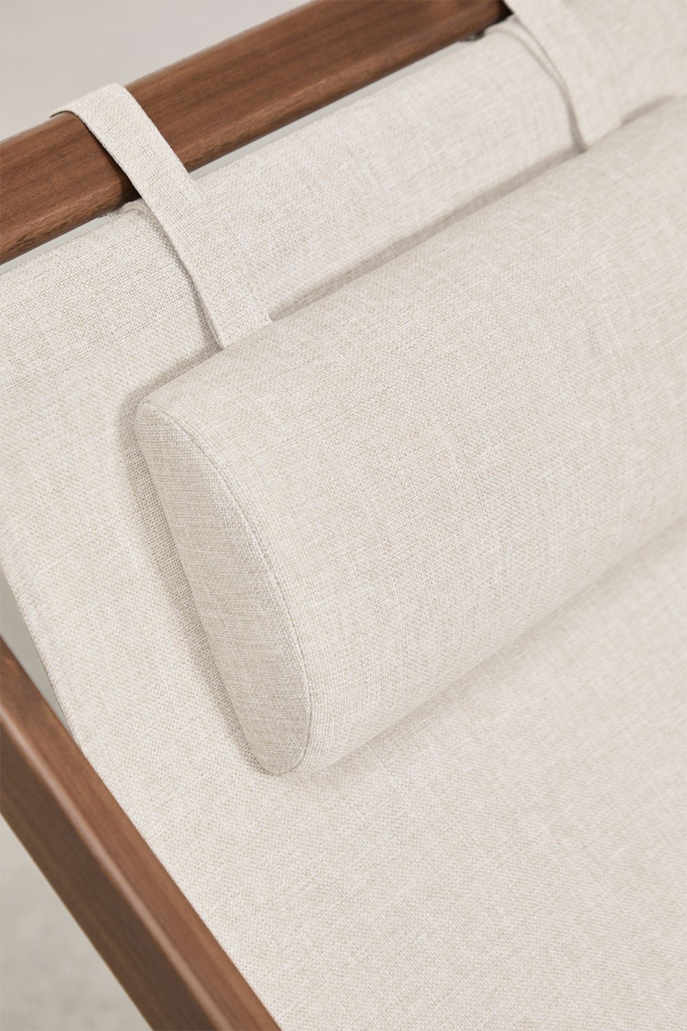 Folding hammock with cushion in Rondonia acacia wood, gallery image 4