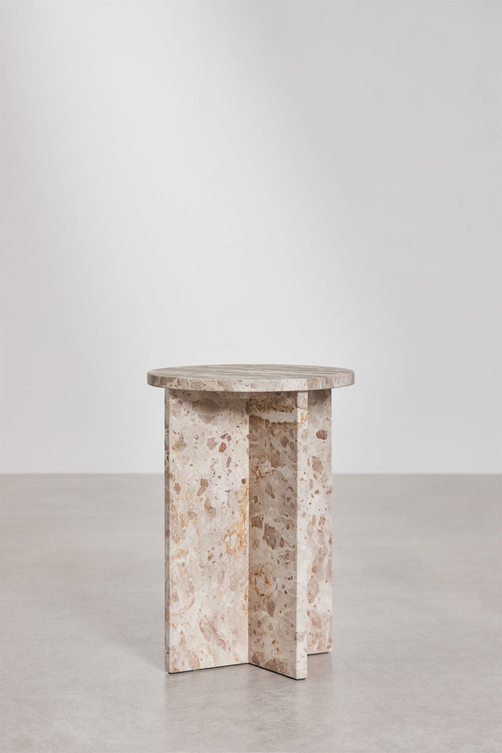 Round side table Ø35 cm in Mencia marble, gallery image 3