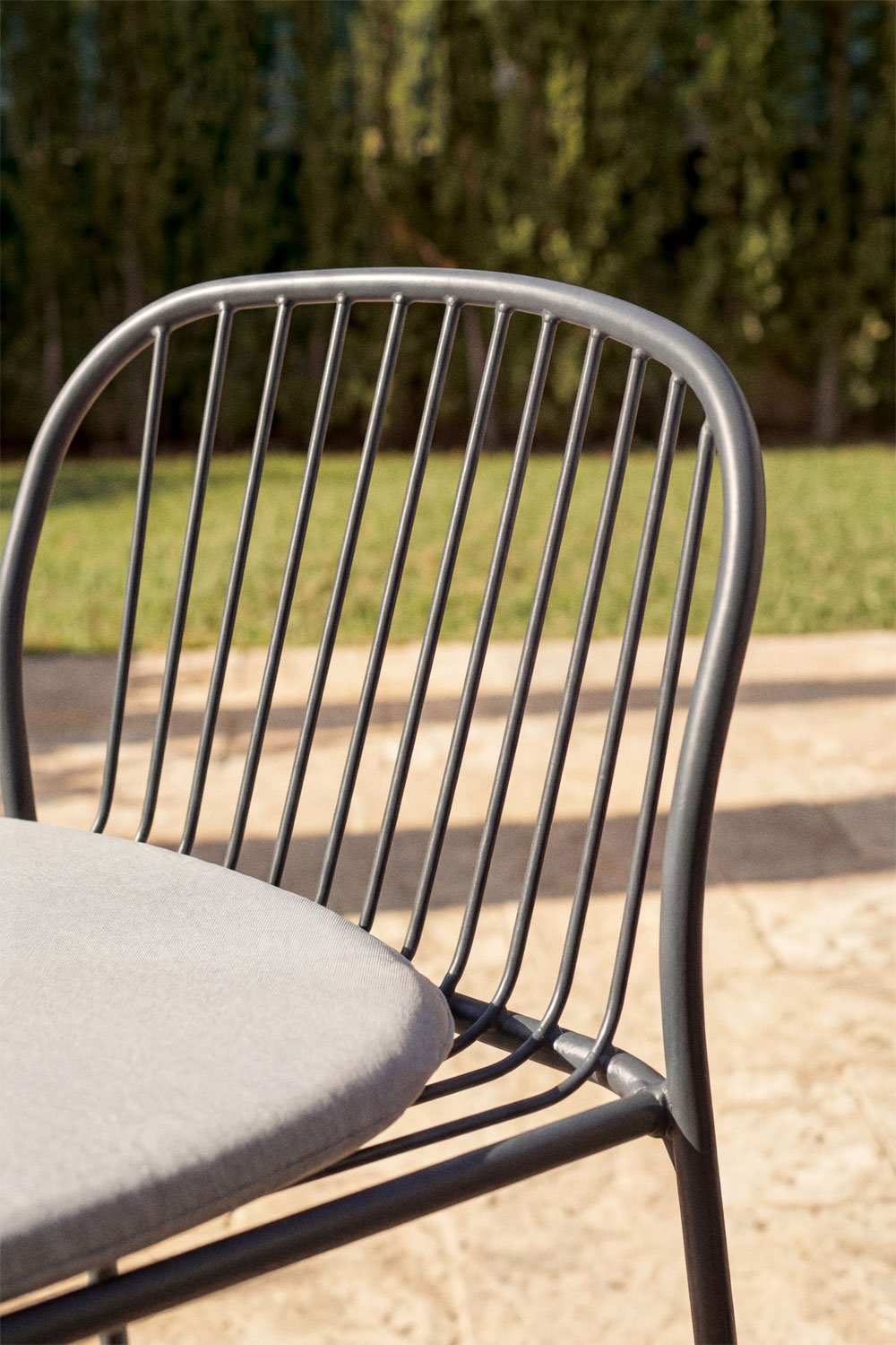 Anerina steel garden bar stool, gallery image 2