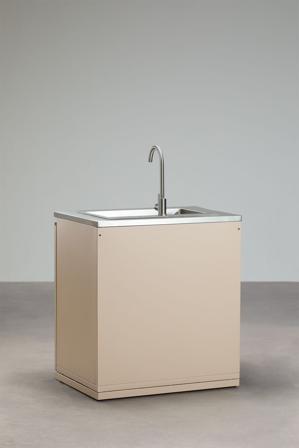 Rivana steel outdoor modular kitchen storage unit with sink, gallery image 6