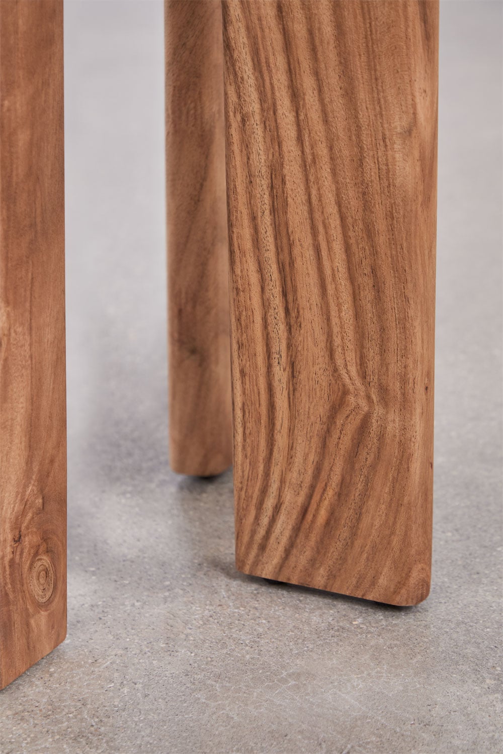 Round side table Ø40 cm in acacia wood and Aitana tiles, gallery image 5