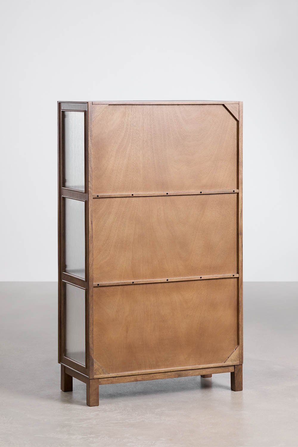 Ildara mango wood and glass display cabinet, gallery image 4