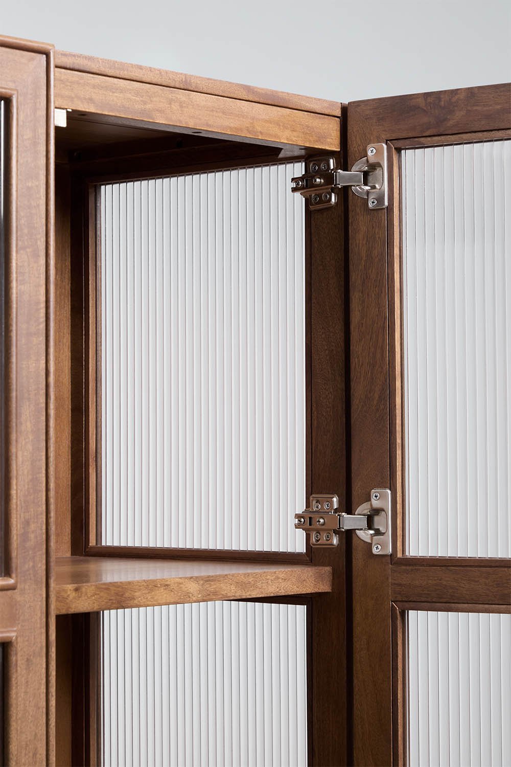 Ildara mango wood and glass display cabinet, gallery image 5