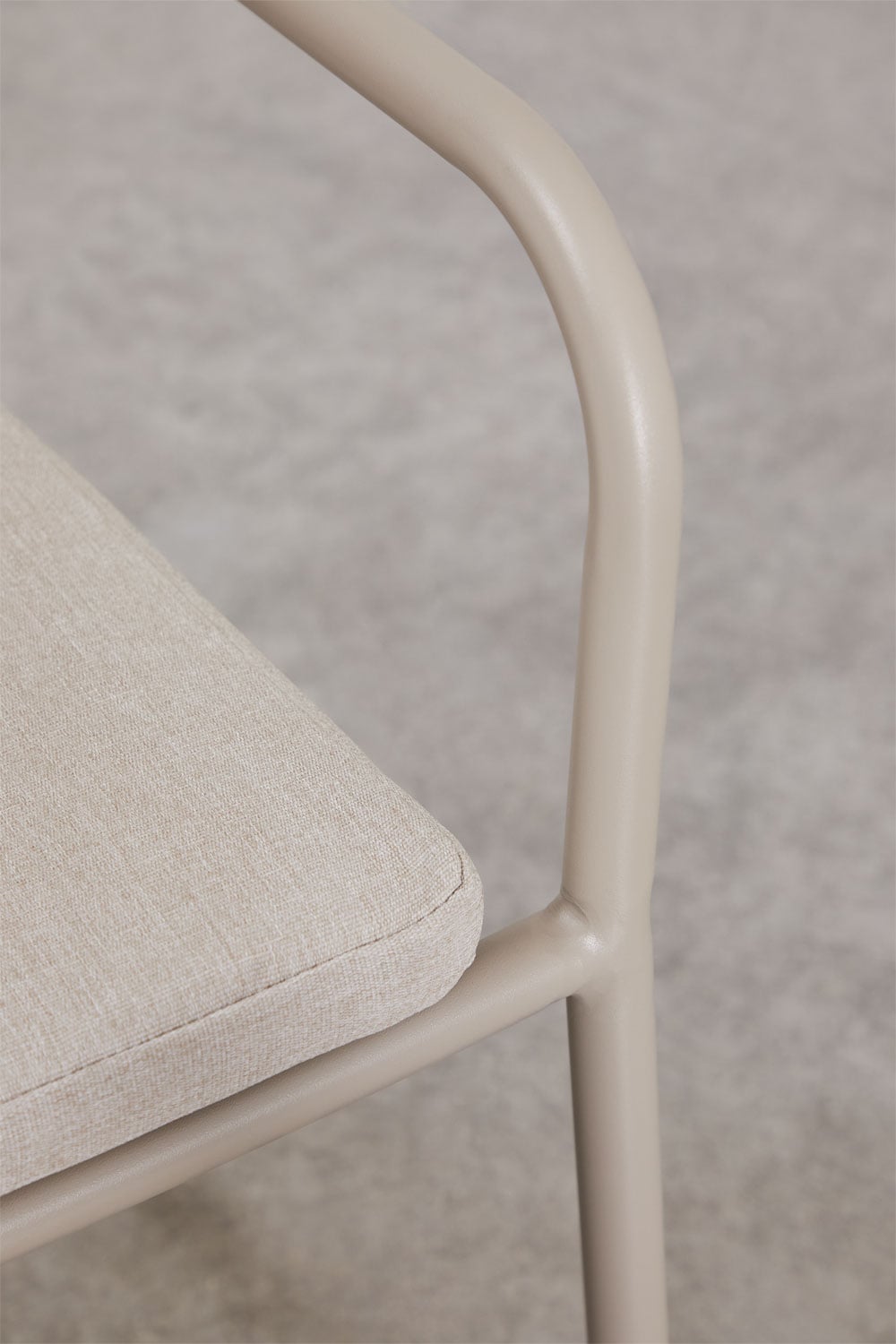 Stackable garden chair with aluminum armrests Alberta, gallery image 7