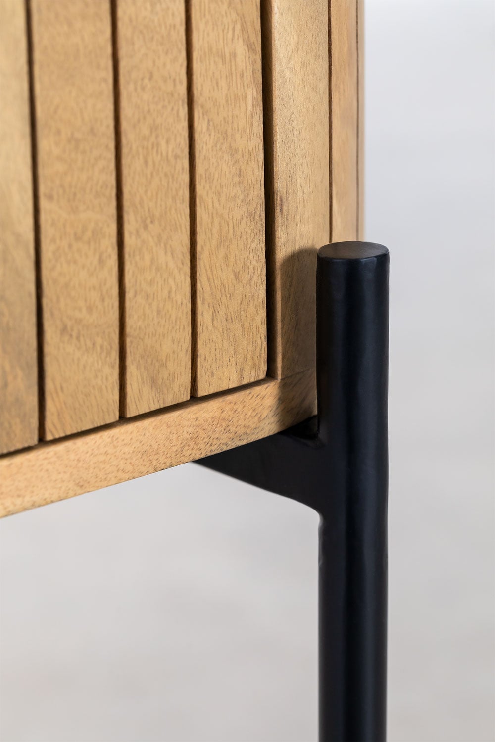 Pack of 2 mango wood bedside tables Analis, gallery image 5