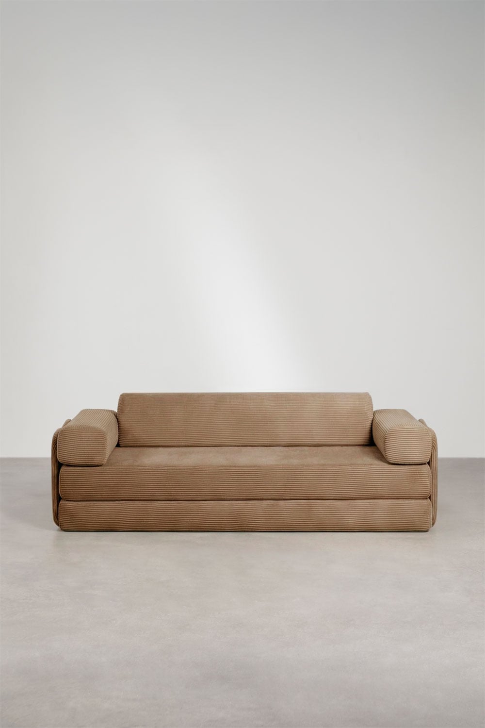 Vacuum-packed 2-seater velvet sofa bed Paoly, gallery image 7