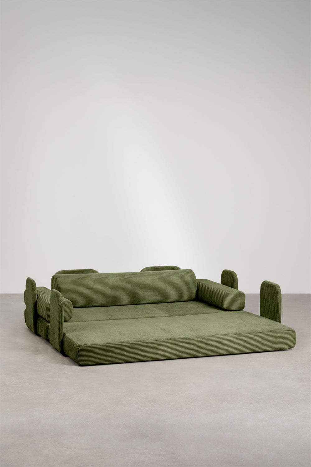 Vacuum-packed 2-seater velvet sofa bed Paoly, gallery image 6