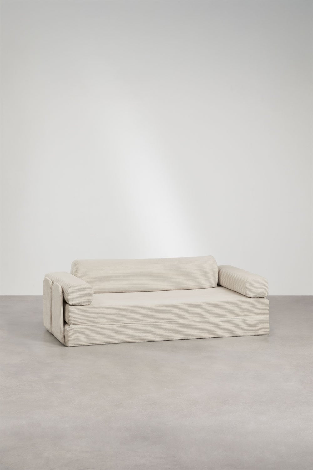 Vacuum-packed 2-seater velvet sofa bed Paoly, gallery image 3