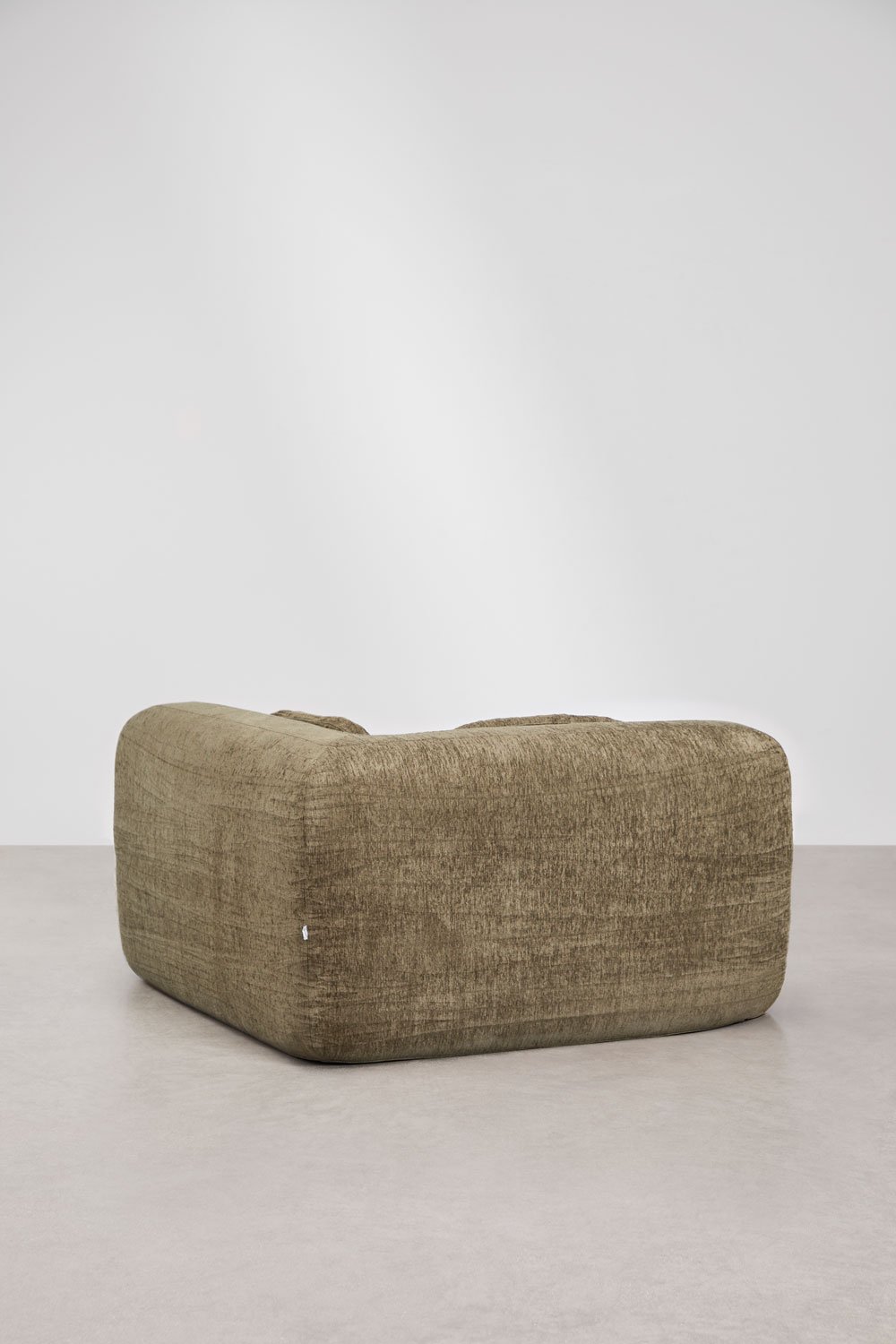 Merida vacuum-packed chenille modular sofa corner module, gallery image 4