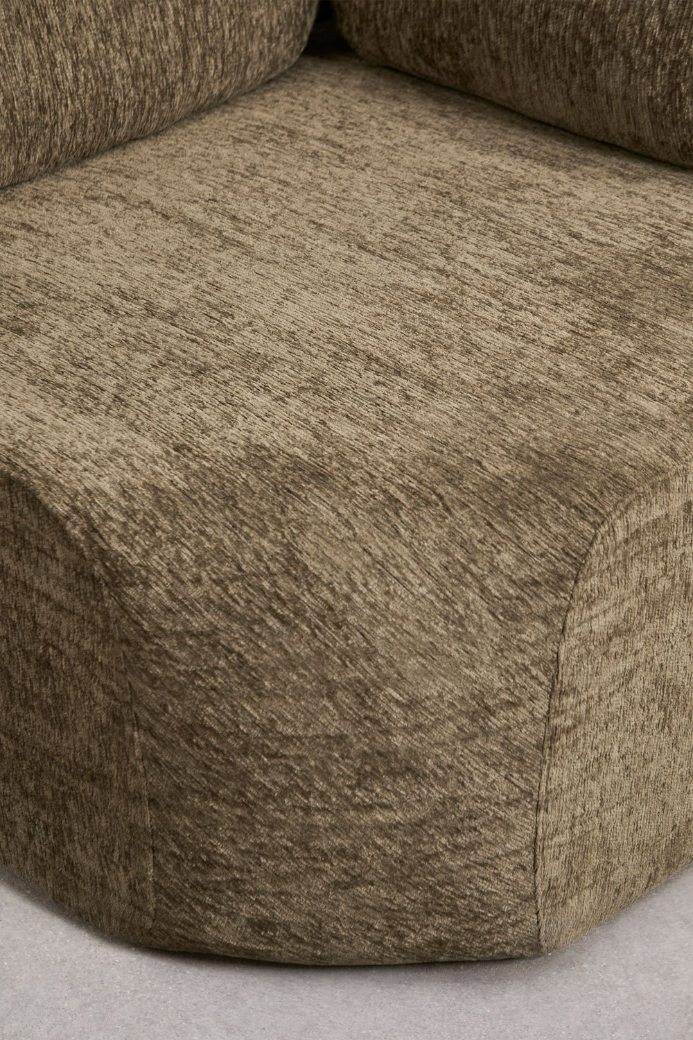 Merida vacuum-packed chenille modular sofa corner module, gallery image 5