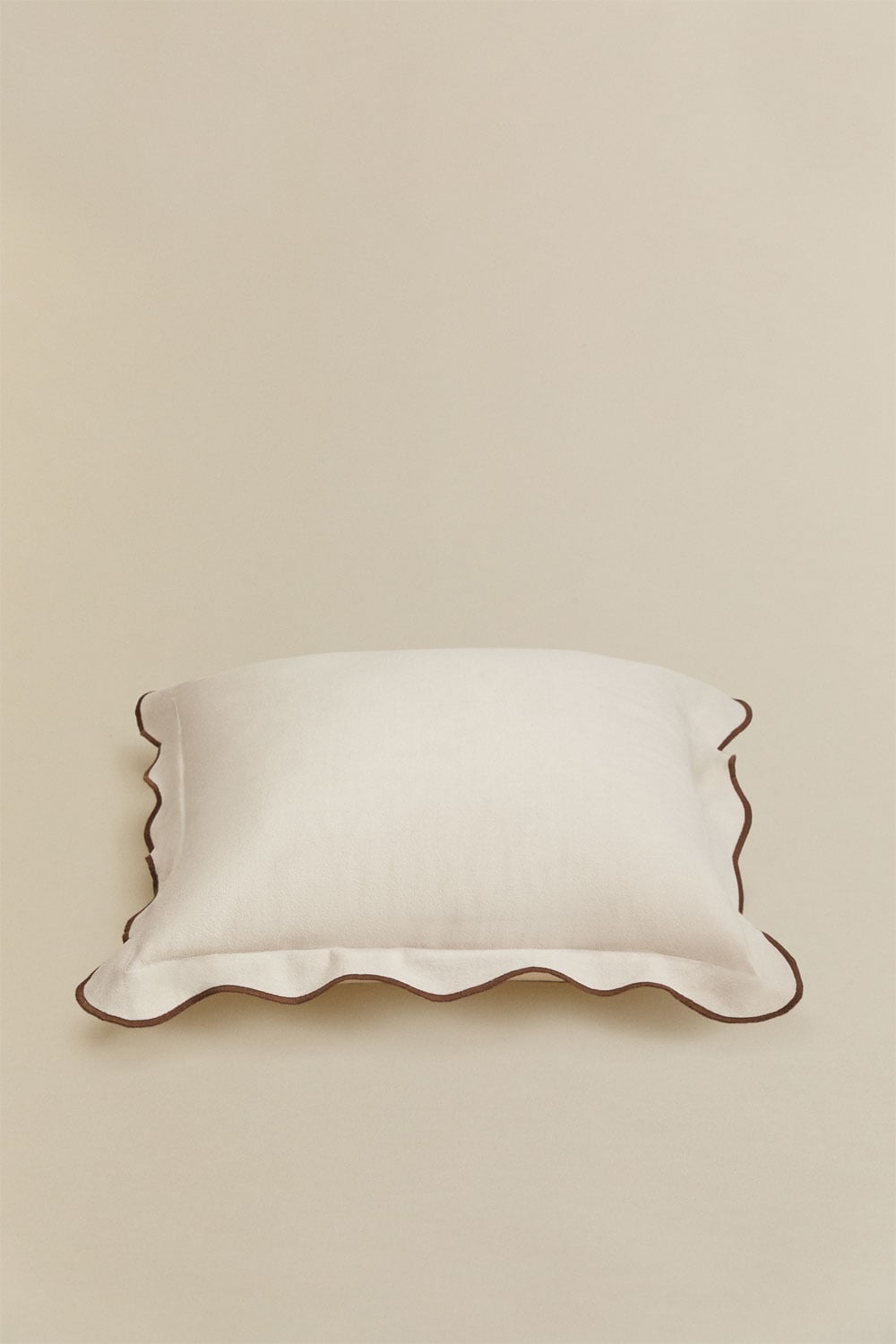 Square cushion 45x45 cm in Kovey cotton, gallery image 2