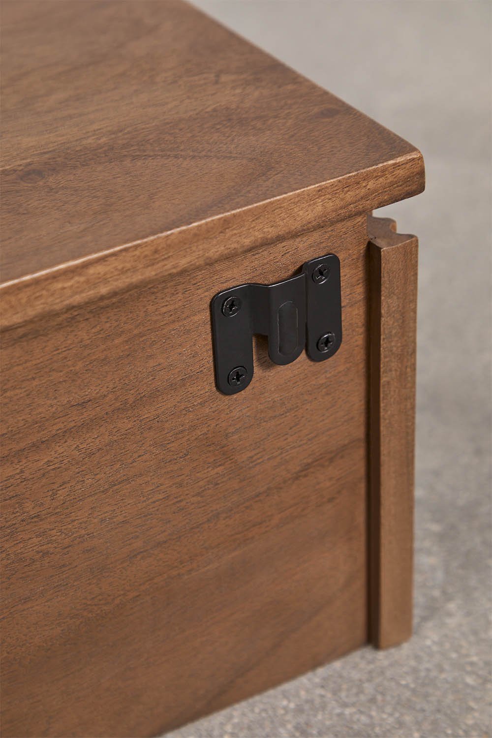 Biljandi 80x30 cm Acacia Wood Wall Entryway Console, gallery image 6