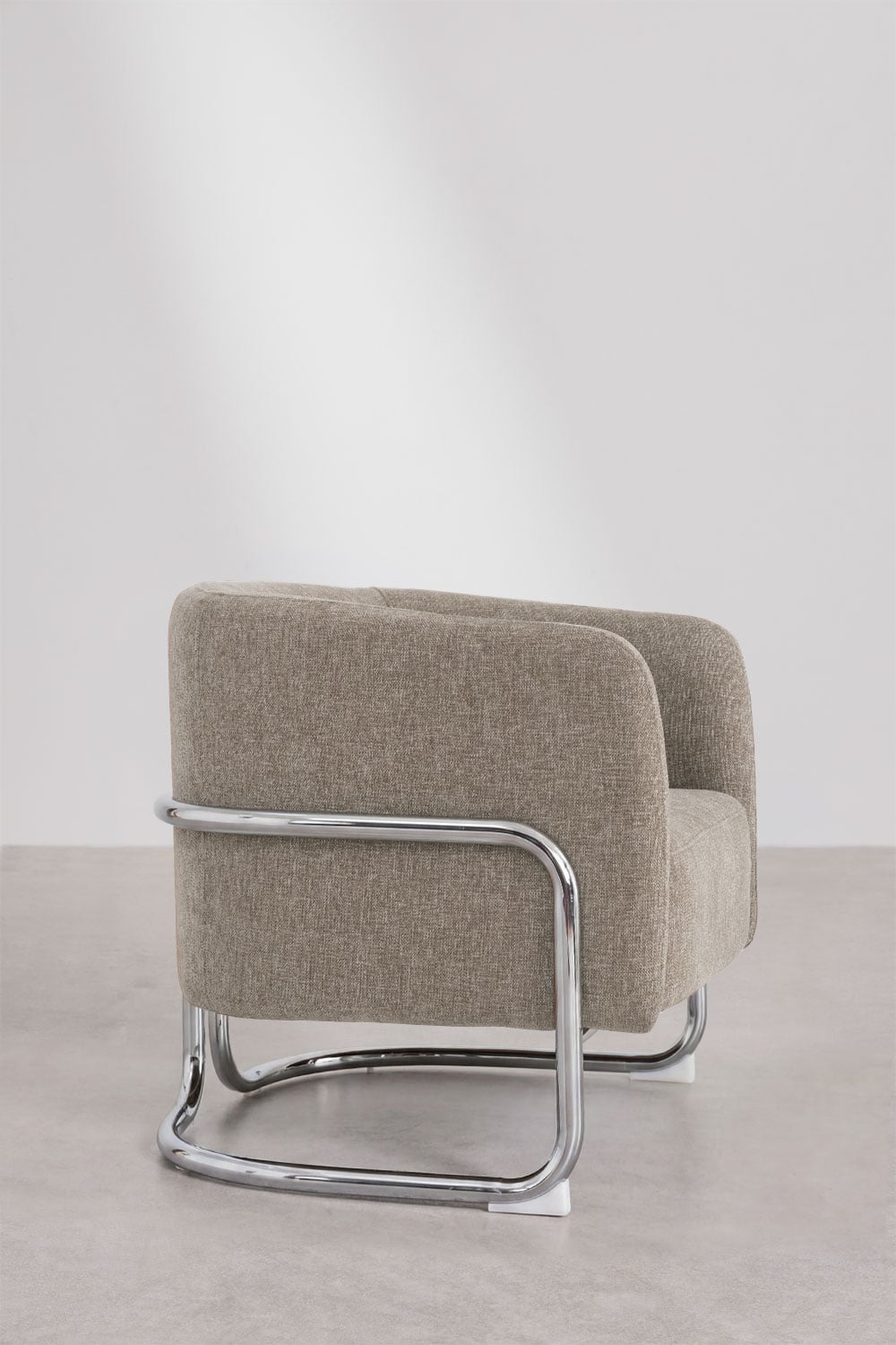 Zantria upholstered and iron armchair, gallery image 3