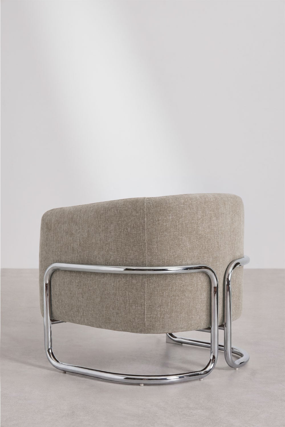 Zantria upholstered and iron armchair, gallery image 4
