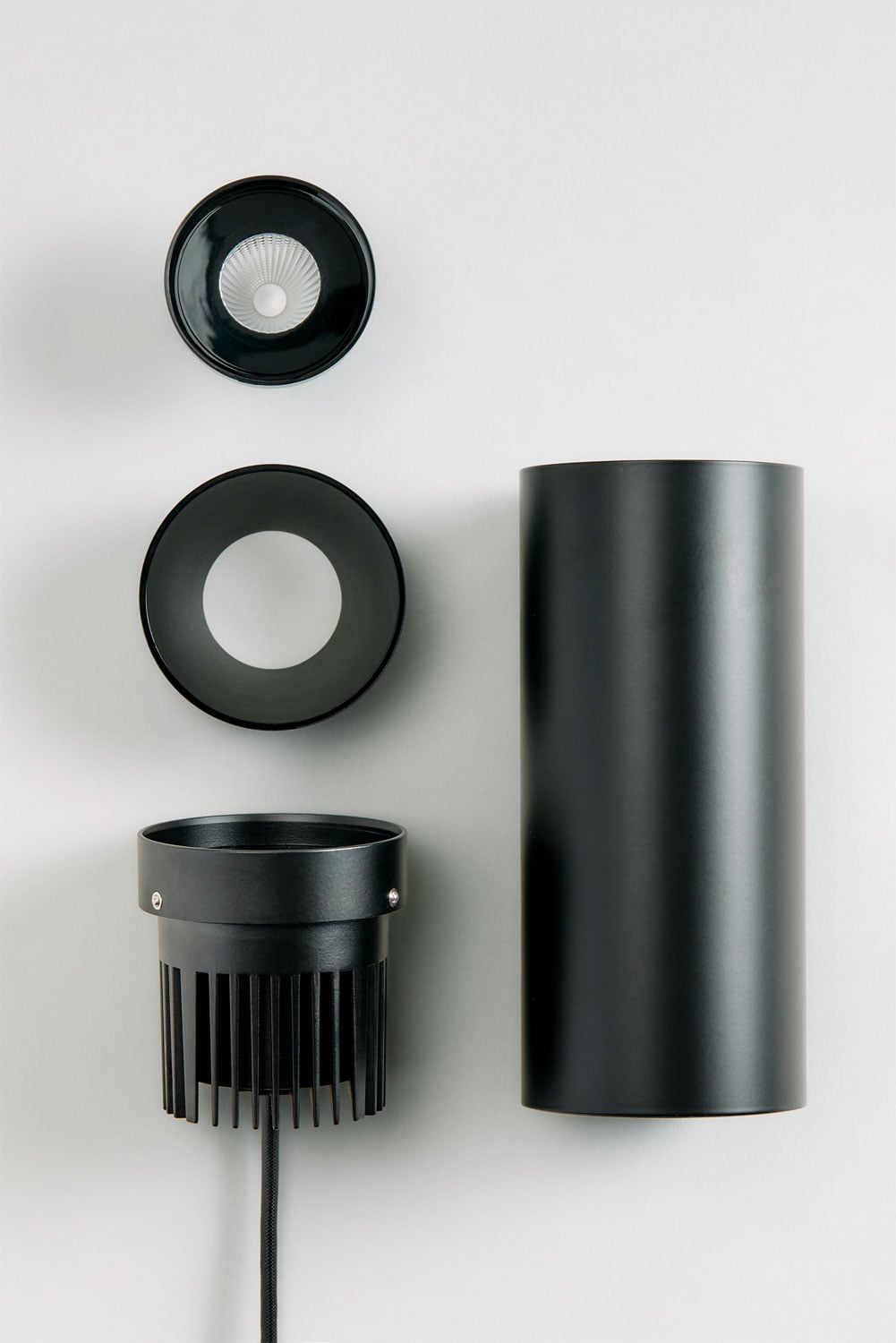 Round surface-mounted LED ceiling light in aluminum Luisiana, imagen de galeria 8