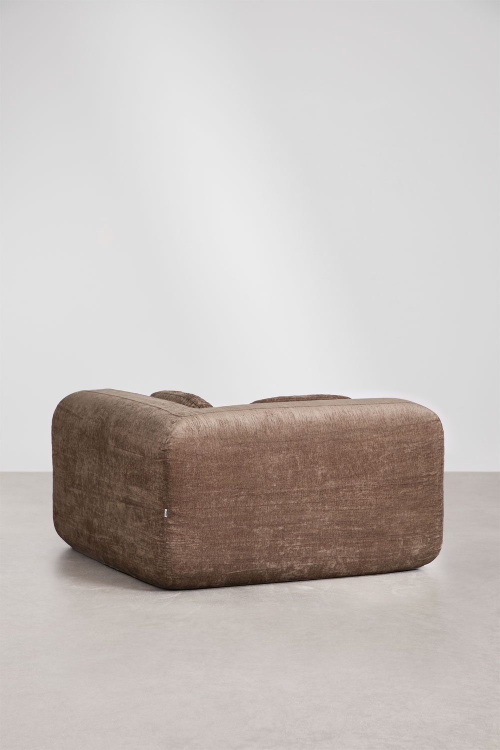 Merida vacuum-packed chenille modular sofa corner module, gallery image 4