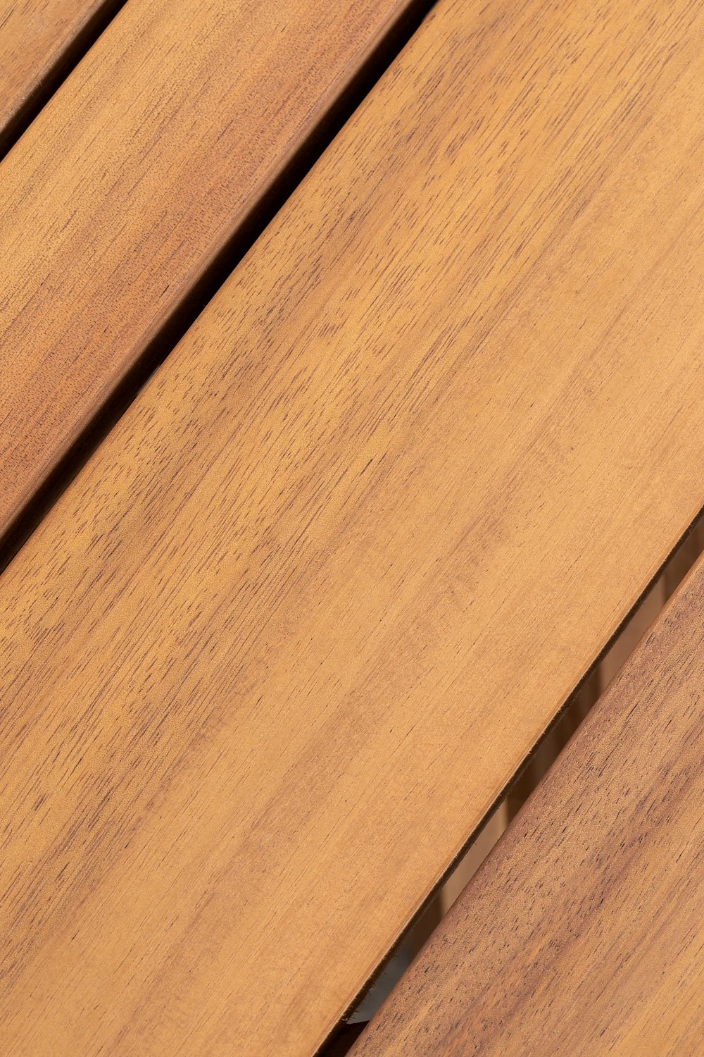 Round Ø80 cm garden coffee table in acacia wood Mura, gallery image 6