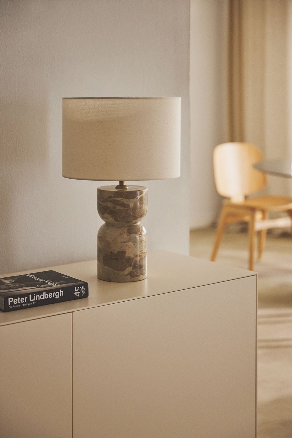 Diniz natural stone table lamp, gallery image 1