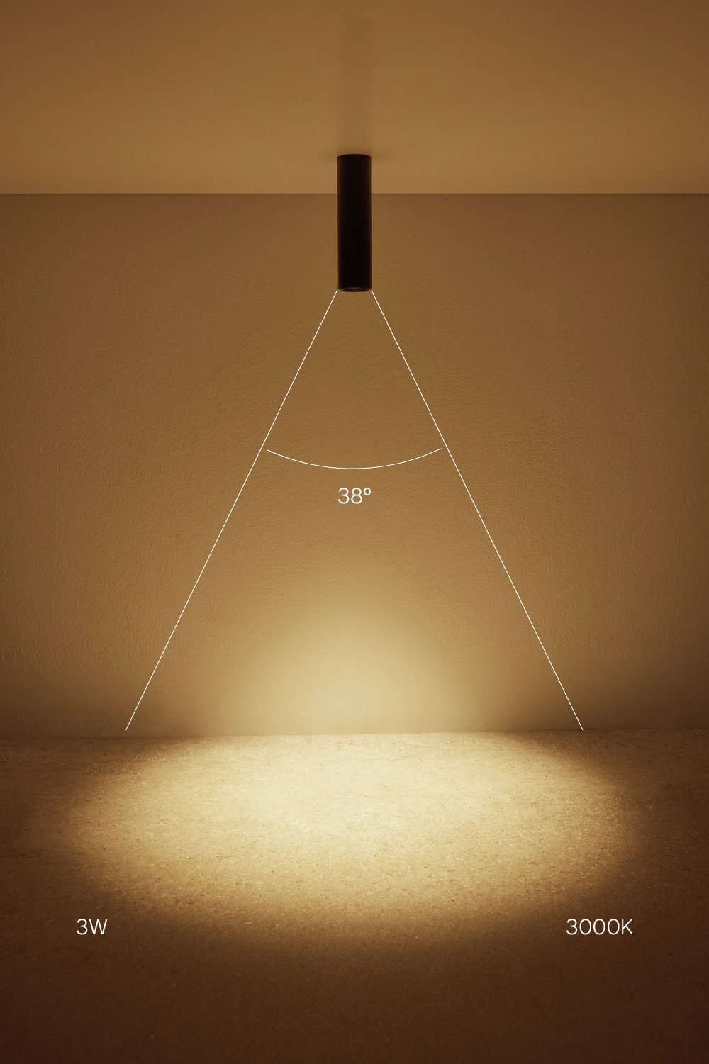 Round Ø4 cm surface-mounted LED ceiling light in aluminum Luisiana, imagen de galeria 2
