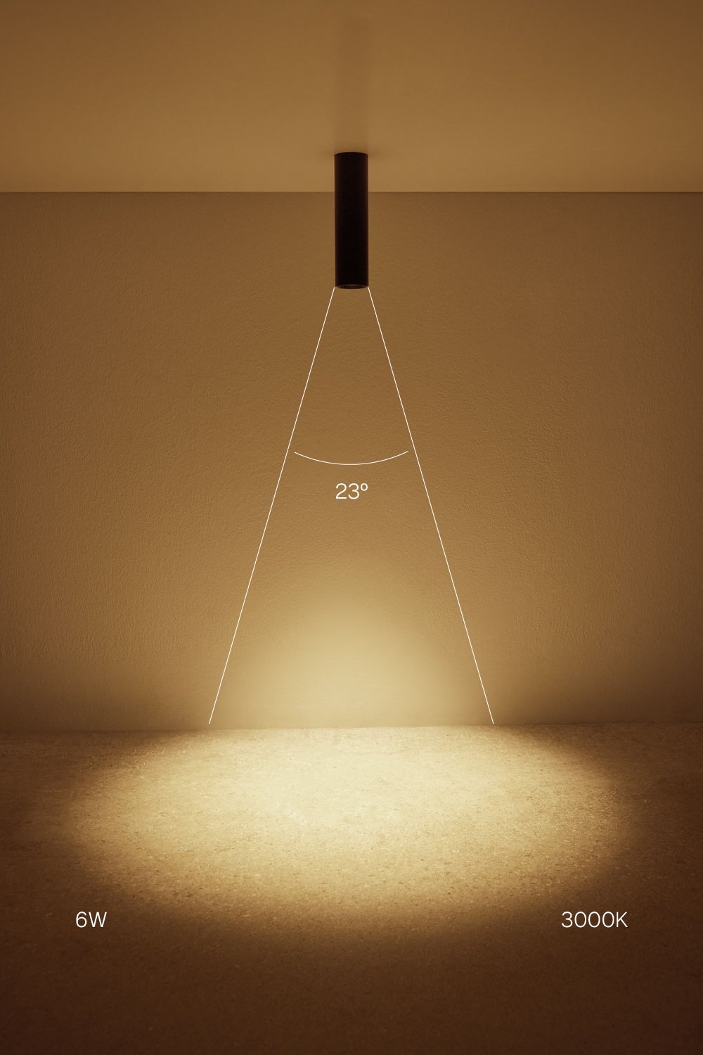 Round Ø5.7 cm surface-mounted LED ceiling light in aluminum Luisiana, imagen de galeria 2