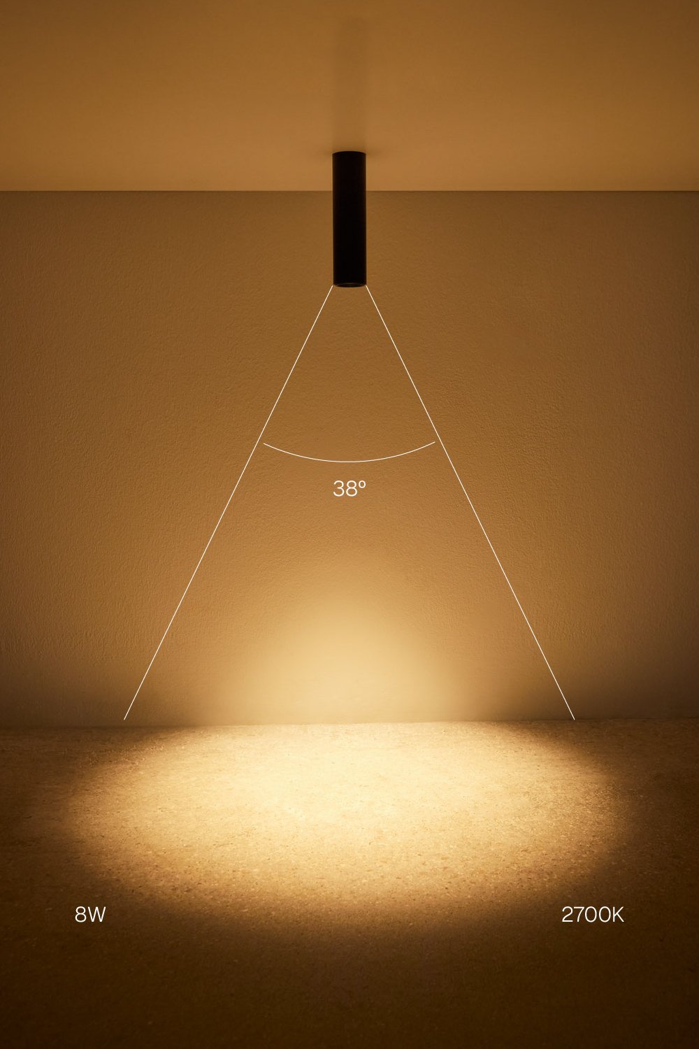 Round Ø5.7 cm surface-mounted LED ceiling light in aluminum Luisiana, imagen de galeria 2