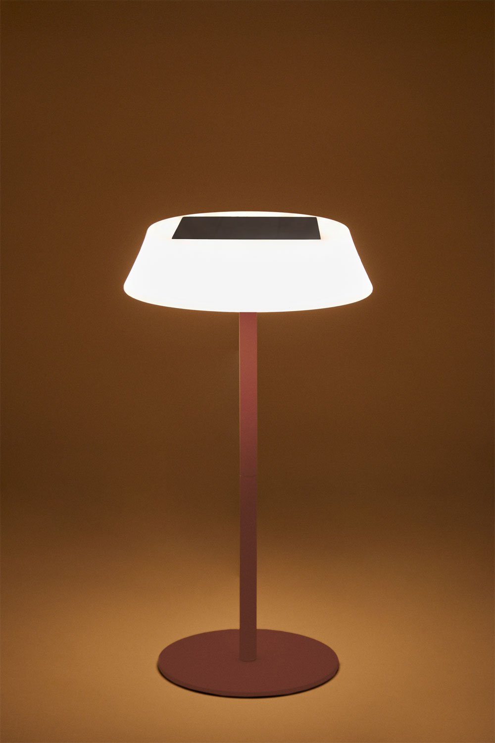 Wireless LED Solar Outdoor Table Lamp in Polyethylene and Iron Ulenia, gallery image 3