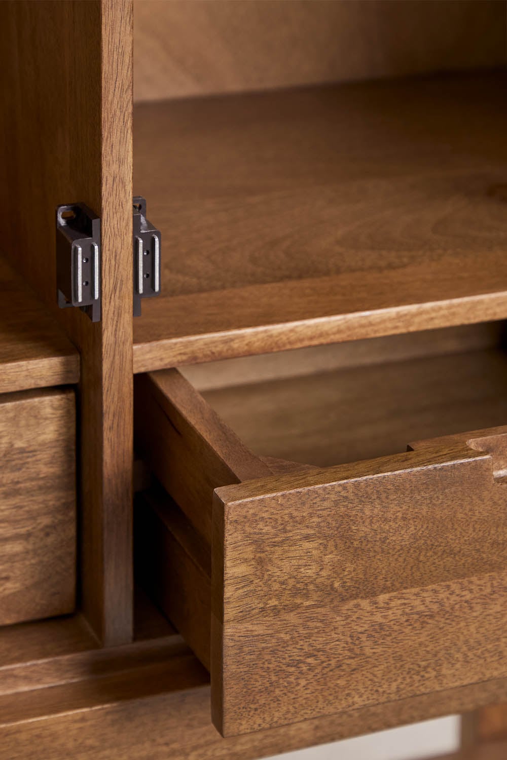 Tall sideboard 90x45 cm in Kenscoff mango wood, gallery image 5