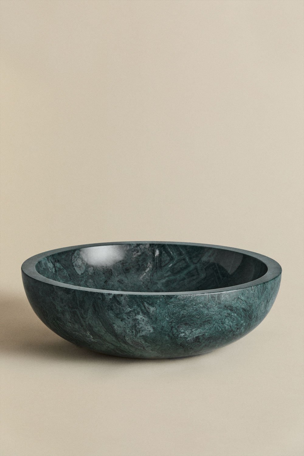 Round washbasin Ø40 cm in natural stone Eskel, gallery image 2