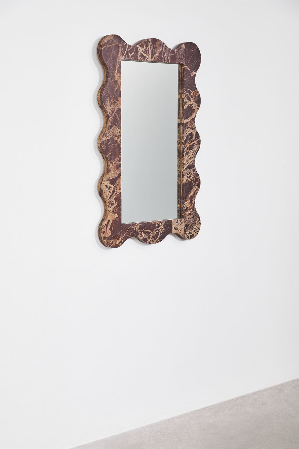 Rectangular wall mirror in Bayaibe marble, gallery image 2