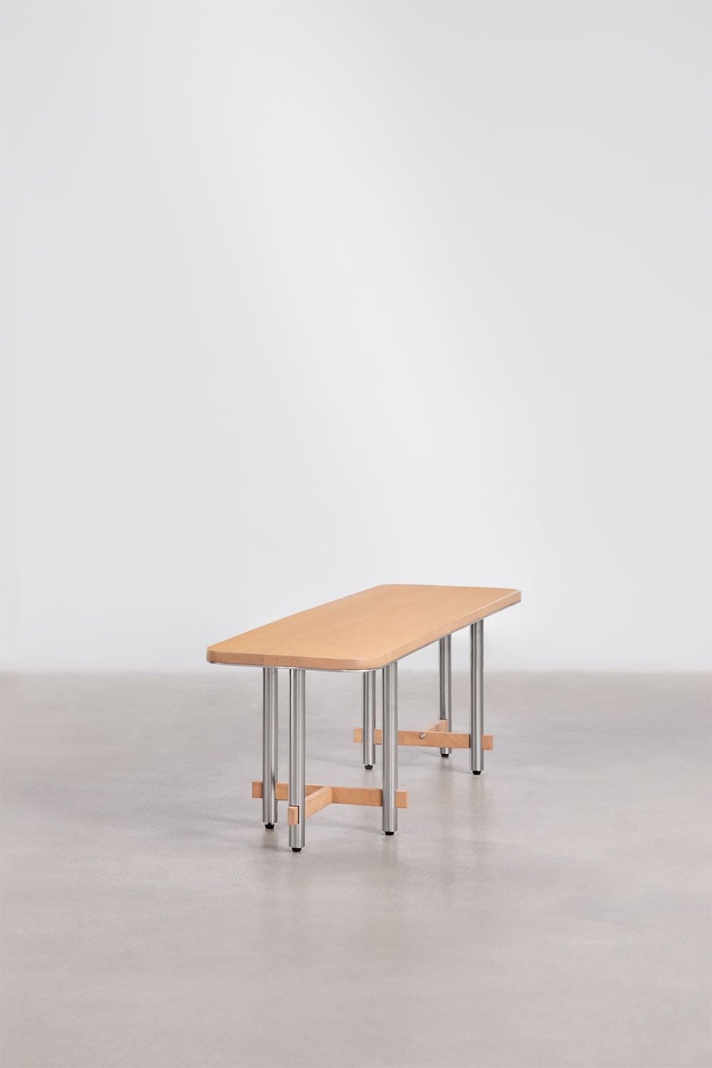 Bench 170 cm in mango wood and iron Osaka, gallery image 2