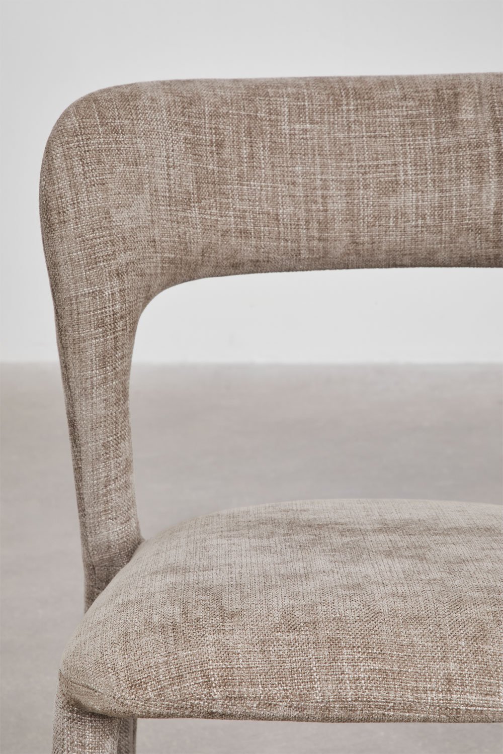 Pack of 4 Brusel upholstered dining chairs, gallery image 6