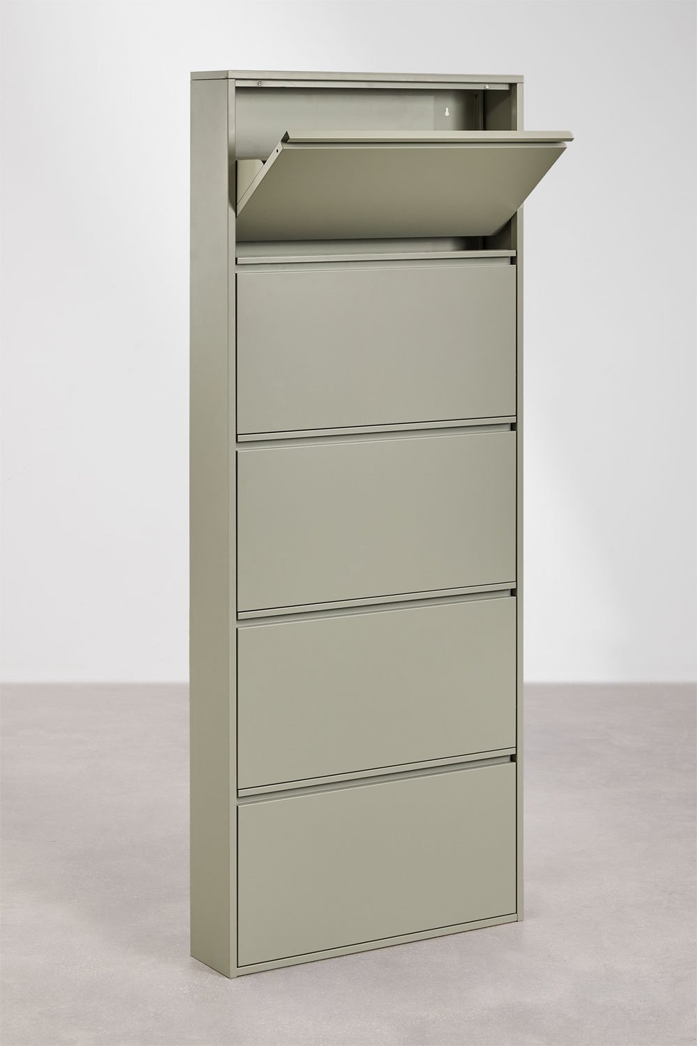 Logan steel shoe cabinet, gallery image 4